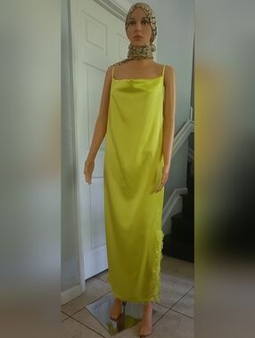 Missguided Neon Lime Green Tag Detail